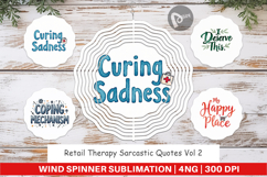 Retail Therapy Sarcasm Wind Spinner Product Image 1