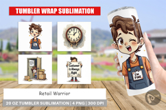 Retail Warrior Tumbler Product Image 1