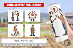 Retail Warrior Tumbler Product Image 1