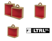Bundle of Rectangular Boxes with Handles - LTRL XL Line Product Image 4