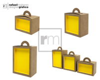 Bundle of Rectangular Boxes with Handles - VSRS Line Product Image 3