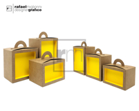 Bundle of Rectangular Boxes with Handles - VSRS Line Product Image 2