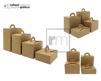 Bundle of Rectangular Boxes with Handles - BSCS Line Product Image 3