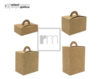 Bundle of Rectangular Boxes with Handles - BSCS Line Product Image 2