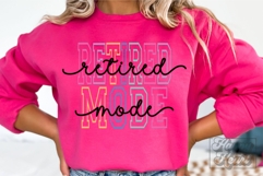 Retired Mode SVG - Retirement Gift PNG - Officially Retired Product Image 3