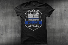 Retired Police Officer Badge Product Image 1