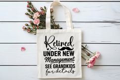 Retired Under New Management See Grandkids for Details SVG Product Image 4