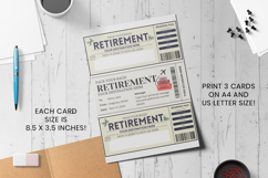 Personalized Retirement Boarding Pass for Surprise Trip Product Image 8
