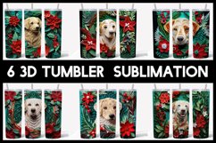 SUPER 108 3D Christmas Dogs Tumbler Sublimation I 18 Breeds Product Image 16