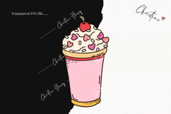 Retro Valentine Clipart | Valentine's Day PNG Product Image 2