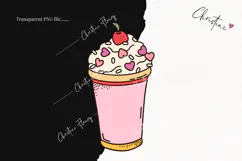 Retro Valentine Clipart | Valentine's Day PNG Product Image 2