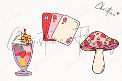 Retro Valentine Clipart | Valentine's Day PNG Product Image 3
