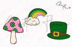 Retro St Patrick's Day Clipart | St Patrick PNG Product Image 3
