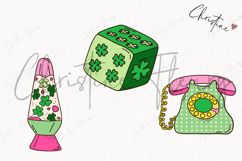 Retro St Patrick's Day Clipart | St Patrick PNG Product Image 3