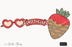 Retro Valentine Clipart | Valentine's Day PNG Product Image 1