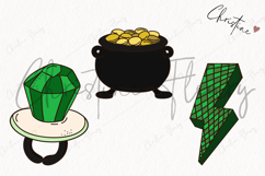 Retro St Patrick's Day Clipart | St Patrick PNG Product Image 3