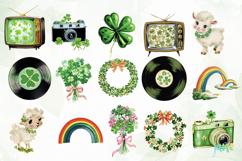 Retro 1950s St. Patrick’s Day Clipart Product Image 8