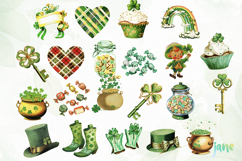 Retro 1950s St. Patrick’s Day Clipart Product Image 6