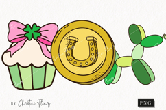 Retro St Patrick's Day Clipart | St Patrick PNG Product Image 1