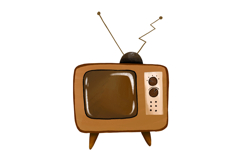 Retro 90s Vintage Electronics Clipart: Hand-Drawn Boombox Product Image 5