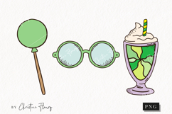 Retro St Patrick's Day Clipart | St Patrick PNG Product Image 1