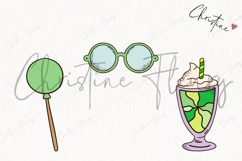 Retro St Patrick's Day Clipart | St Patrick PNG Product Image 3
