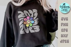 Retro 2023 svg, 2023 sublimation, new year cut file Product Image 2