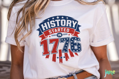 Retro 250th Anniversary USA Png Clipart Product Image 5