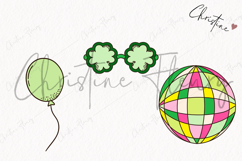 Retro St Patrick's Day Clipart | St Patrick PNG Product Image 3