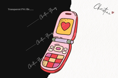 Retro Valentine Clipart | Valentine's Day PNG Product Image 2