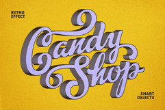 Retro 3D Text &amp; Logo Effect Product Image 1