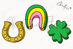 Retro St Patrick's Day Clipart | St Patrick PNG Product Image 3