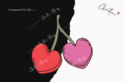 Retro Valentine Clipart | Valentine's Day PNG Product Image 2