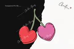 Retro Valentine Clipart | Valentine's Day PNG Product Image 2