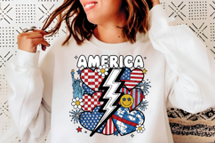 Retro 4th of July PNG, 4th of July Png, Fourth Of July Png Product Image 5