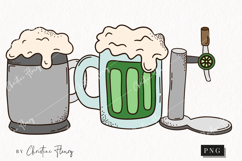 Retro St Patrick's Day Clipart | St Patrick PNG Product Image 1