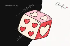 Retro Valentine Clipart | Valentine's Day PNG Product Image 2