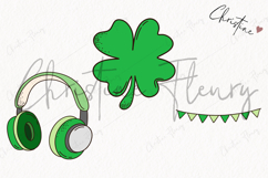 Retro St Patrick's Day Clipart | St Patrick PNG Product Image 3