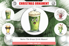 Retro 70s Drink Mascot Ornament Product Image 1