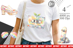 Retro 70s Roller Disco Sublimation Product Image 1