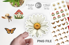 Retro 70s Summer Boho Sticker Product Image 1