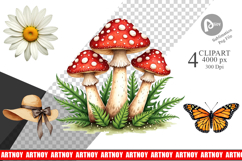 Retro 70s Summer Boho Clipart Product Image 1