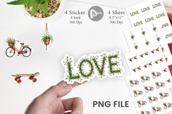 Retro 70s Summer Boho Sticker Product Image 1