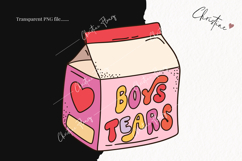 Retro Valentine Clipart | Valentine's Day PNG Product Image 2