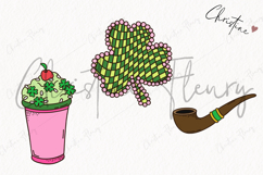 Retro St Patrick's Day Clipart | St Patrick PNG Product Image 3