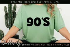 Retro Vintage 90'S Vibe SVG 90 Birthday SVG Disco Party SVG Product Image 4