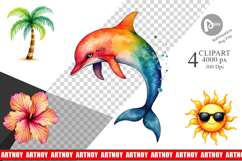 Retro 90s Tropical Memphis Sublimation Product Image 1