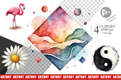 Retro 90s Tropical Memphis Sublimation Product Image 1