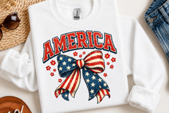 Retro America Coquette Flag Png Product Image 2