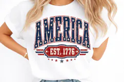 Retro America Patriotic, 4th of July PNG Product Image 2
